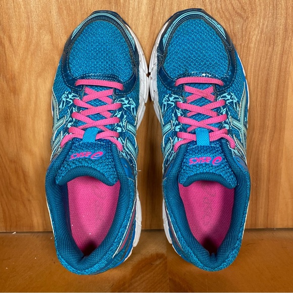 Womens 7.5 Asics Gel Excite 9 Athletic Shoes Blue Pink SEF1079 - Picture 5 of 8